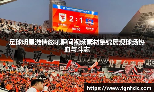 足球明星激情怒吼瞬间视频素材集锦展现球场热血与斗志